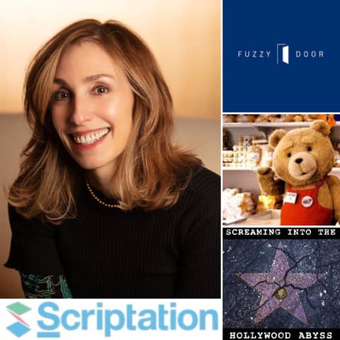 Take 100, Producer Erica Huggins, The Dark Tower, Ted and President of Fuzzy Door Productions