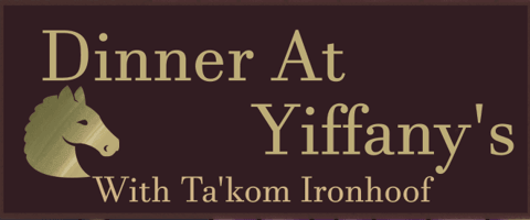 Dinner at Yiffany's Logo