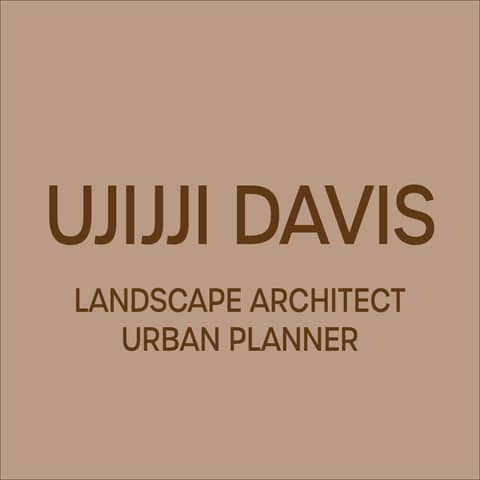 Conversation w/ Landscape Architect Ujijji Davis