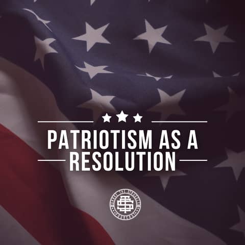 Patriotism As A Resolution Patriotism As A Resolution