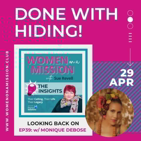 Episode 40: Looking back on "Done With Hiding!" with Monique DeBose