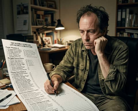 The Invisible Scorecard—What Men Measure and Who They Become