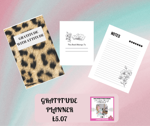 Gratitude with attitude planner