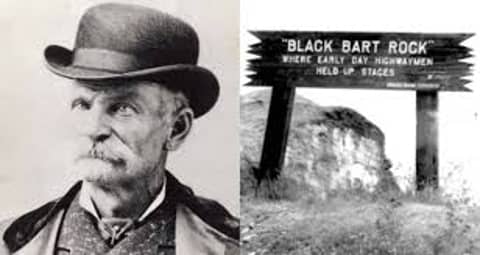 THE LEGEND OF BLACK BART- THE POET BANDIT OF CALIFORNIA GOLD RUSH DAYS
