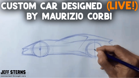 MAURIZIO CORBI CREATES A CAR IN FRONT OF OUR EYES!