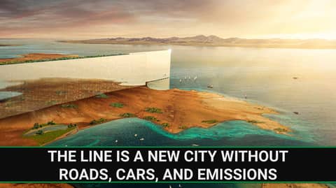E254 - THE LINE is a new city without roads, cars, and emissions