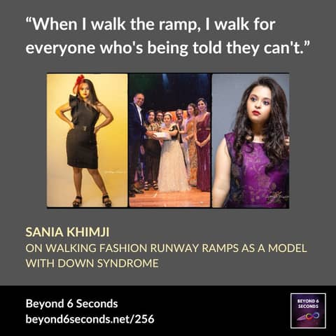 Fashion model & artist with Down syndrome - Sania Khimji