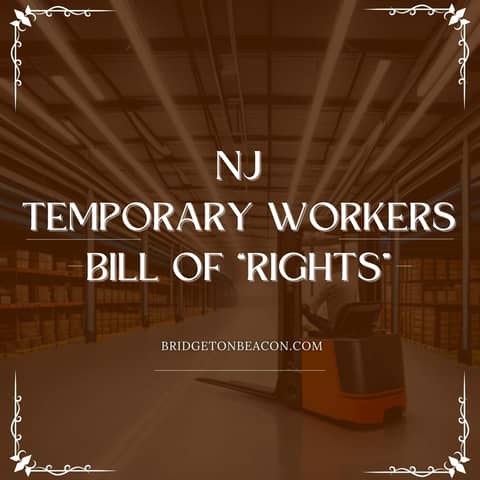NJ Temporary Workers Bill of "Rights" - NJSA 34:8D-1 - D-1