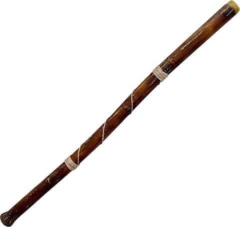 Hand-fired Modern Didgeridoo - Beeswax Mouthpiece - Easy Player! - Key of D - by World Percussion USA