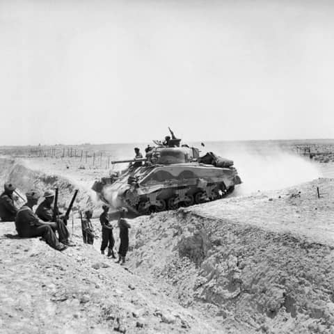 2  North Africa WW2 - The Battle of the Wadi Akarit in Tunisia
