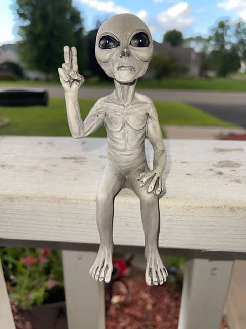Male Alien Garden Gnome