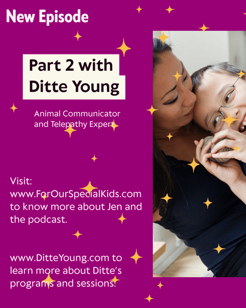 Part 2 with Ditte Young - Animal Communicator and Telepathy Expert