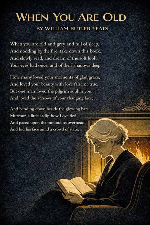 "When You Are Old" by William Butler Yeats