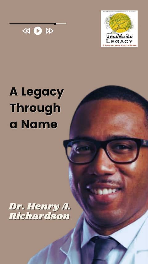 𝐋𝐞𝐠𝐚𝐜𝐲 𝐓𝐡𝐫𝐨𝐮𝐠𝐡 𝐚 𝐍𝐚𝐦𝐞 𝐰𝐢𝐭𝐡 𝐃𝐫. 𝐇𝐞𝐧𝐫𝐲 𝐀. 𝐑𝐢𝐜𝐡𝐚𝐫𝐝𝐬𝐨𝐧⁣