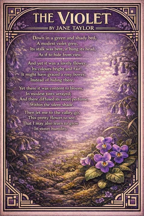 "The Violet" by Jane Taylor