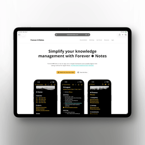 Chaos to Clarity in Apple Notes: Forever * Notes with Matthias Hilse
