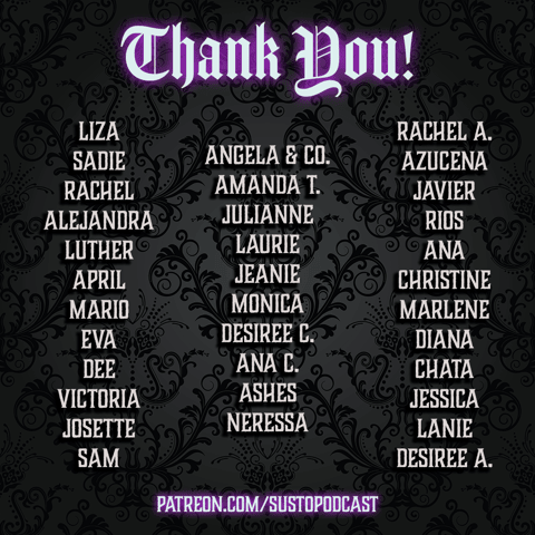 Thank You Patrons! Thank You Patrons!