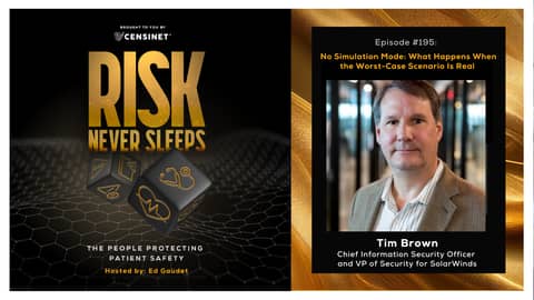 Episode #195. No Simulation Mode: What Happens When the Worst-Case Scenario Is Real, with Tim Brown, Chief Information Security Officer and VP of Security for SolarWinds
