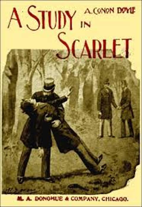 A STUDY IN SCARLET  (PT 1, CHAP 1-2)   A SHERLOCK HOLMES MYSTERY