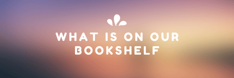 A peek at our bookshelf!