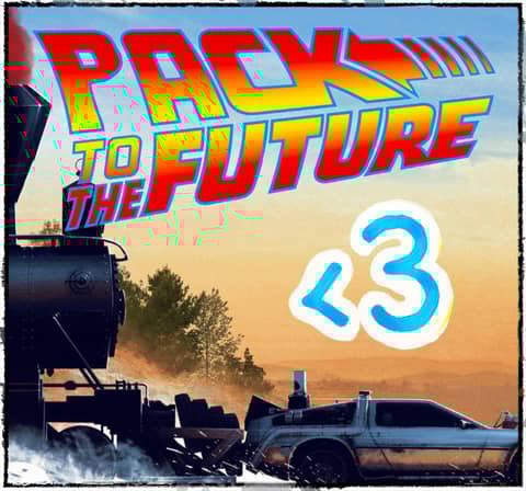 Pack to the Future Podcast Logo