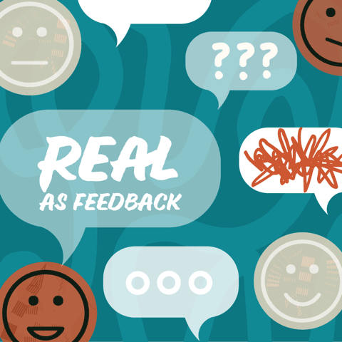 Real as Feedback Podcast Logo