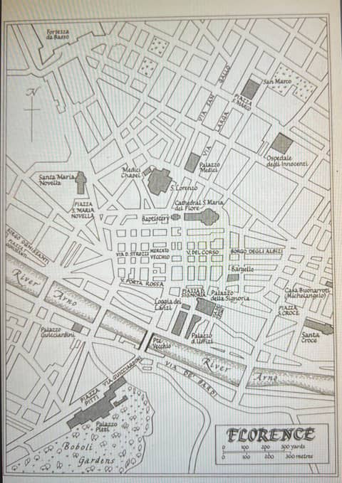 Map of Florence