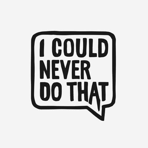 I Could Never Do That Logo
