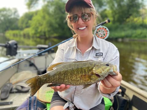 EP. 211 Kayak Fishing to Ice Fishing...Adventure Ensues Year-Round with Outdoor and Dog Lover Kimber Pamp!