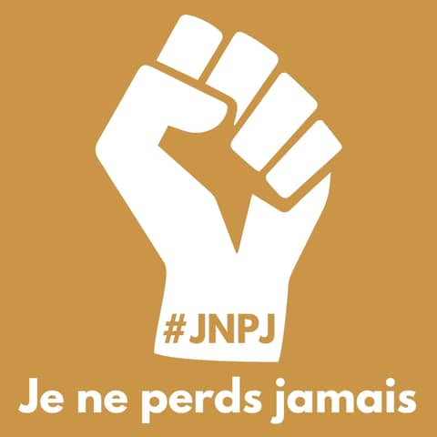 #JNPJ. Je ne perds jamais. Logo