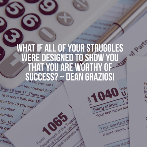 Your Struggles Are A Tax On Success