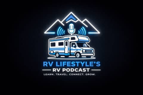 RV Lifestyle's RV Podcast Logo