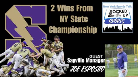 Locked Up Sports:Sayville Varsity Baseball Manager Joe Esposito