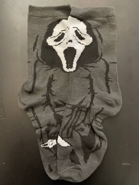 Scream Horror Socks