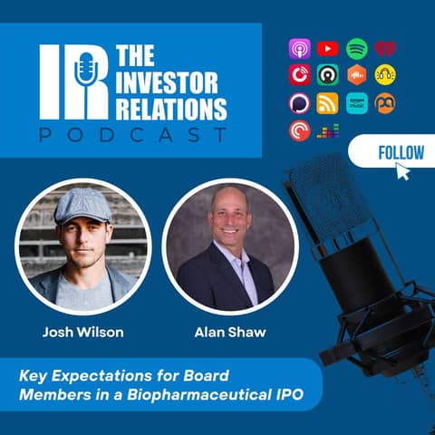 Key Expectations for Board Members in a Biopharmaceutical IPO