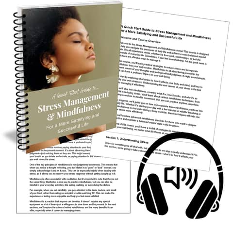 Stress Management Course: Mindfulness And Stress Reduction