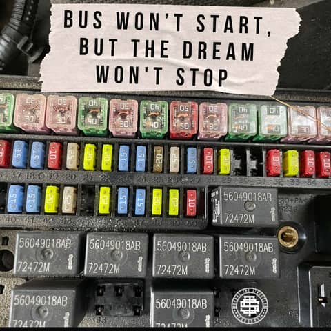 Bus Won’t Start, But the Dream Won't Stop