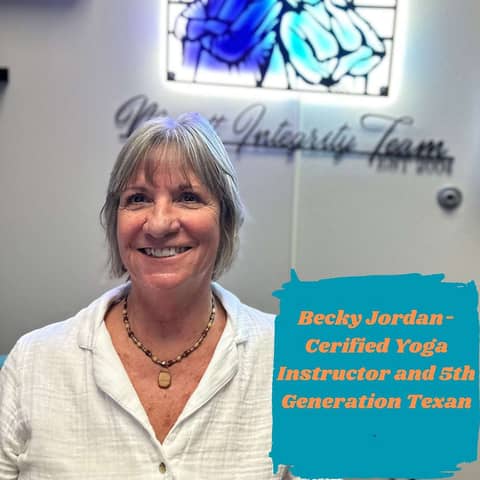 Ep.135 Finding Your Center (Becky Jordan-Certified Yoga Therapist and 5th Generation Texan)