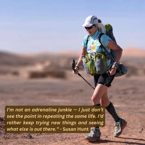 Everest, Ironman, Desert Ultras — How to Keep Reinventing Your Mind & Body | Susan Hunt, 68