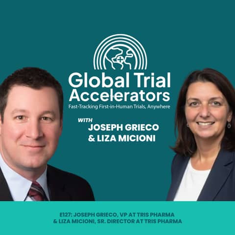 Joseph Grieco, VP at Tris Pharma  & Liza Micioni, Sr. Director at Tris Pharma