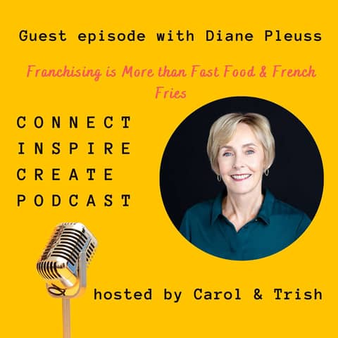 #62 Franchising is More than Fast Food & French Fries with our guest, Diane Pleuss