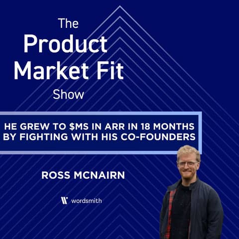 He grew to millions in ARR in 18 months—by fighting with his co-founders on purpose. | Ross McNairn, Co-Founder of Wordsmith AI.