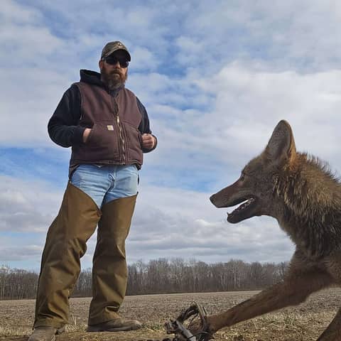 Coyote trapping with Aj Arvin