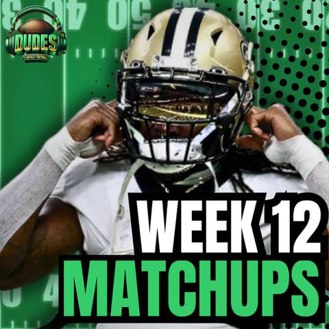 Week 12 Starts, Sits & Why It’s Officially Alvin Kamara SZN