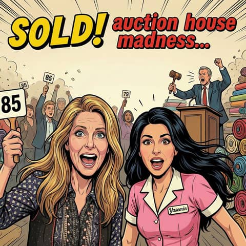 Episode 9: Going Once, Going Twice, SOLD! - Auction Adventures & Fabric Finds with Etsy Reseller Kira Hartley Klinger