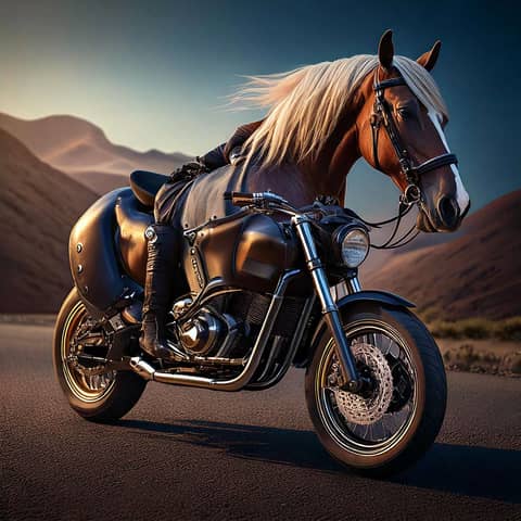 From the horse to the steel horse