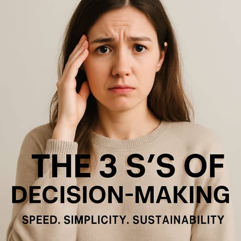 937. The 3 S's Of Decision-Making.