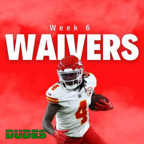 Top 12 Week 6 Waiver Adds