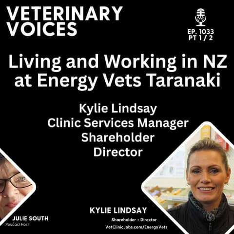 Living and Working at Energy Vets Taranaki with Kylie Lindsay - Clinic Services Manager - pt 1/2 - 1033