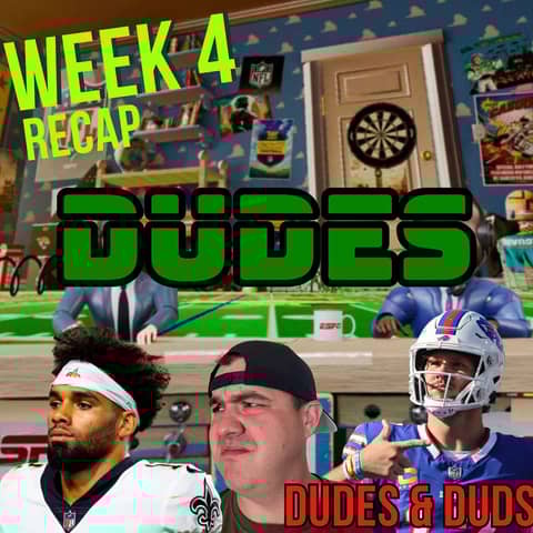 NFL Week Four Recap, Joe Burrow or CJ Stroud, Dudes and Duds